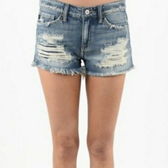 🌺LAST ONE! Distressed Shorts by Kancan🌺 - Picture 3 of 5